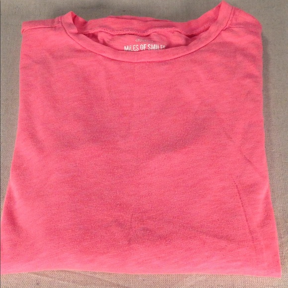 J Crew Other - Crew Cuts Long Sleeved Tee in Bright Peony, 14